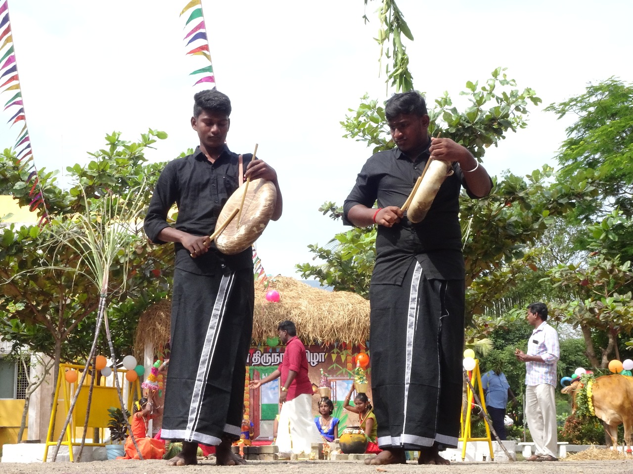 Cultural drum performance