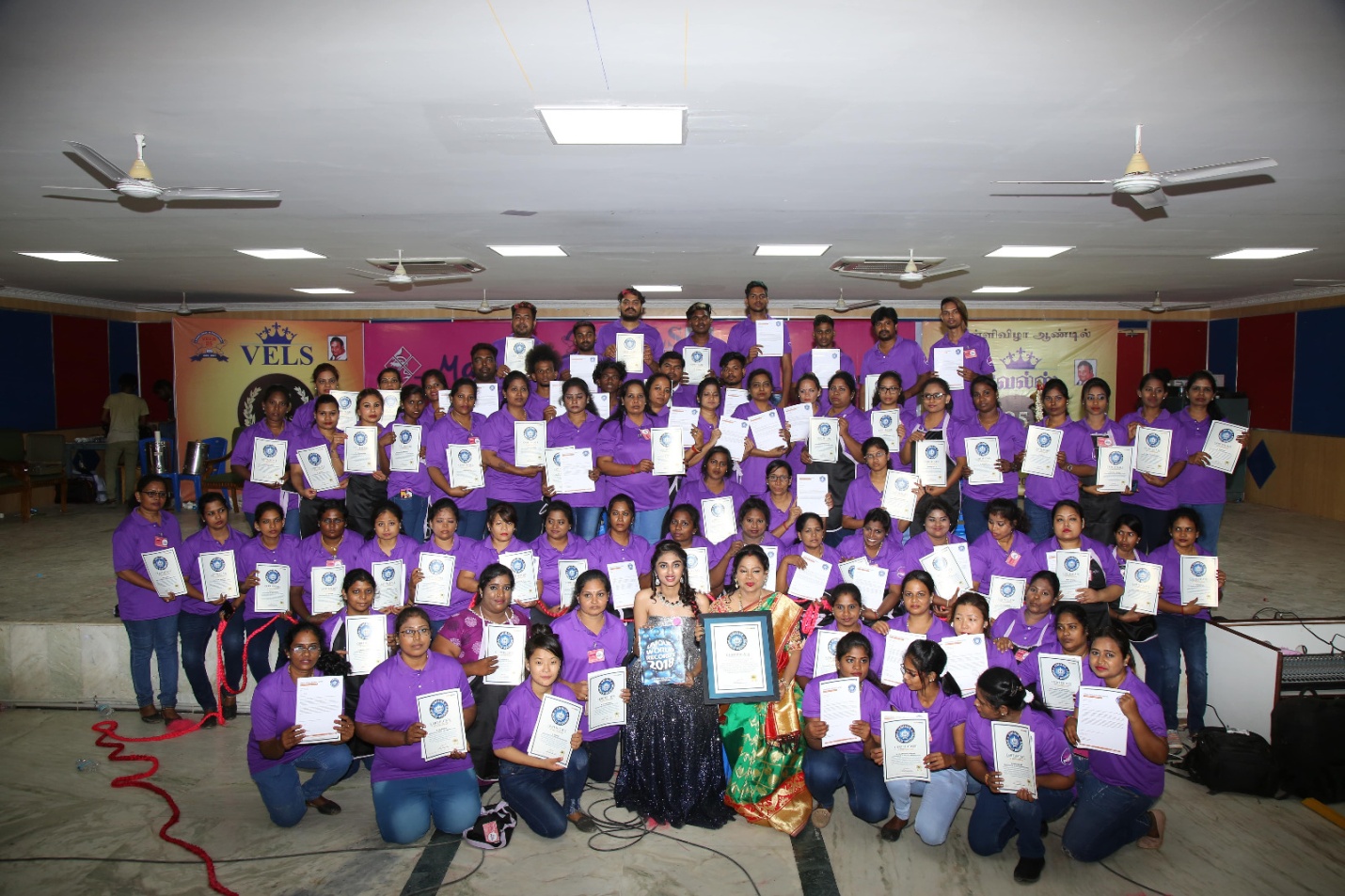 Beauty academy certificate ceremony